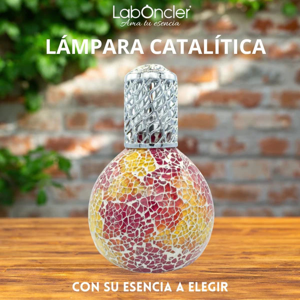 Lámpara Catalítica BICOLOR 200ml + Esencia 200ml