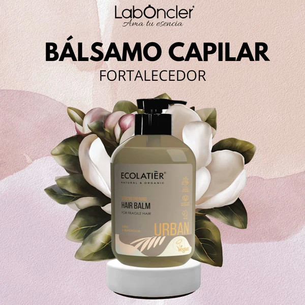 ECOLATIER Bálsamo Capilar Fortalecedor Cabello Frágil, Karité y Magnolia