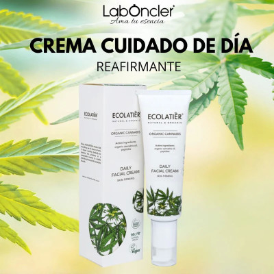ECOLATIER Crema Facial Diaria Reafirmante de la Piel Cannabis Ecológico