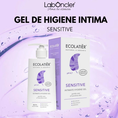 ECOLATIER Gel de higiene íntima Sensitive