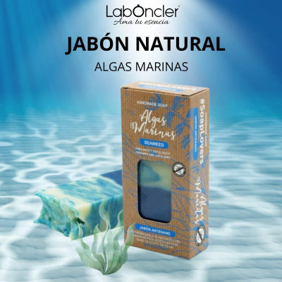 Jabón Natural de Algas Marinas. Compra online con IVA incluido (21%).