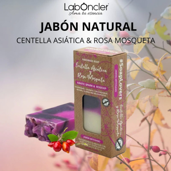 Jabón Natural de Rosa Mosqueta y Centella Asiática