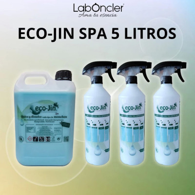 Eco-Jin SPÁ BIDÓN 5 Litros. Eco-Jin concentrado/pack para limpieza eficaz. IVA incluido (21%).