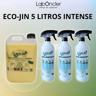 Eco-Jin INTENSE BIDÓN 5 Litros. Eco-Jin concentrado/pack para limpieza eficaz. IVA incluido (21%).