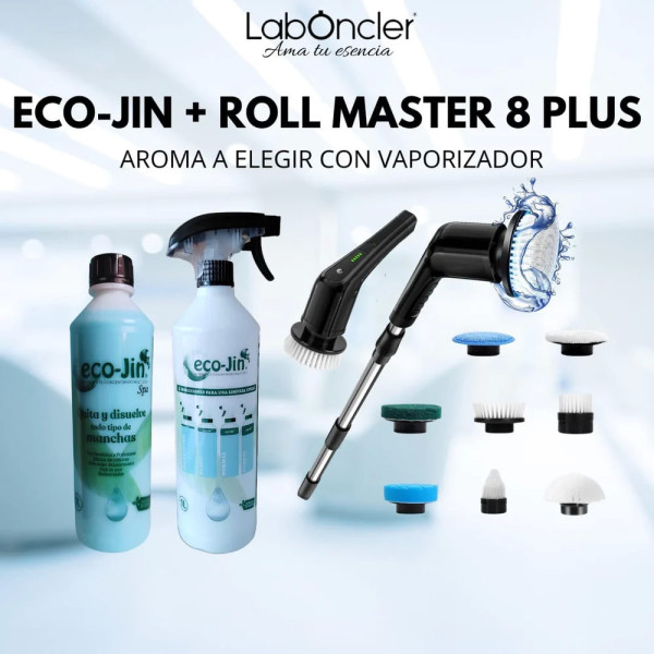CEPILLO ELÉCTRICO ROLL MASTER 8 PLUS+ECO-JIN A ELEGIR CON DIFUSOR