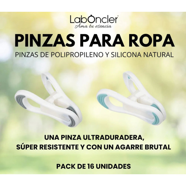 PINZAS PARA LA ROPA (PAQ. 16 Uds.)