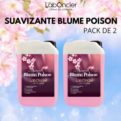 PACK DOBLE SUAVIZANTE Blume Poison Laboncler para hogar. Compra online y mejora tu limpieza diaria. IVA incluido (21%).