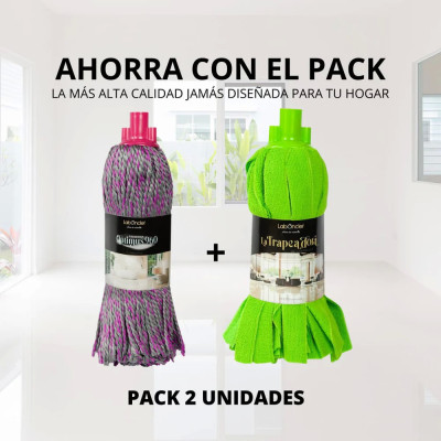 PACK DOBLE FREGONA OPTIMUS 960+TRAPEADORA. Compra online con IVA incluido.