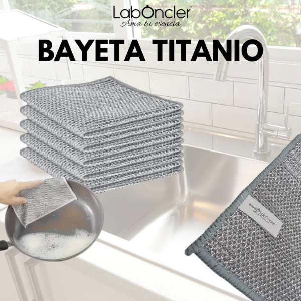 BAYETA TITANIO DE ACERO INOXIDABLE (PACK DE 5 UDS)