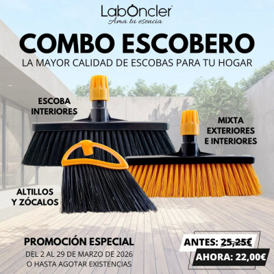 COMBO ESCOBERO (INT+MIXTA+MINI ZOCALOS). Compra online con IVA incluido.