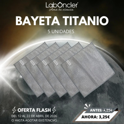 OFERTA FLASH: BAYETA TITANIO DE ACERO INOXIDABLE (PACK DE 5 UDS)