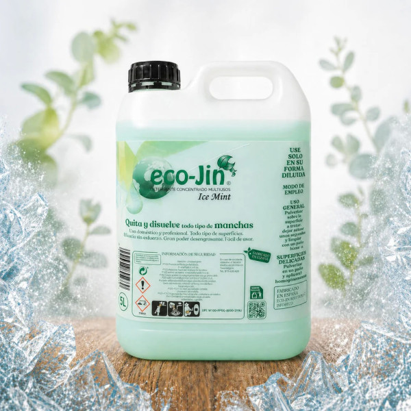 Bidón eco-Jin ICE MINT 5L + 3 VAPORIZADORES