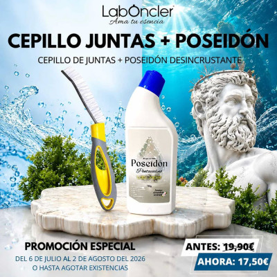 CEPILLO JUNTAS + POSEIDÓN DESINCRUSTANTE
